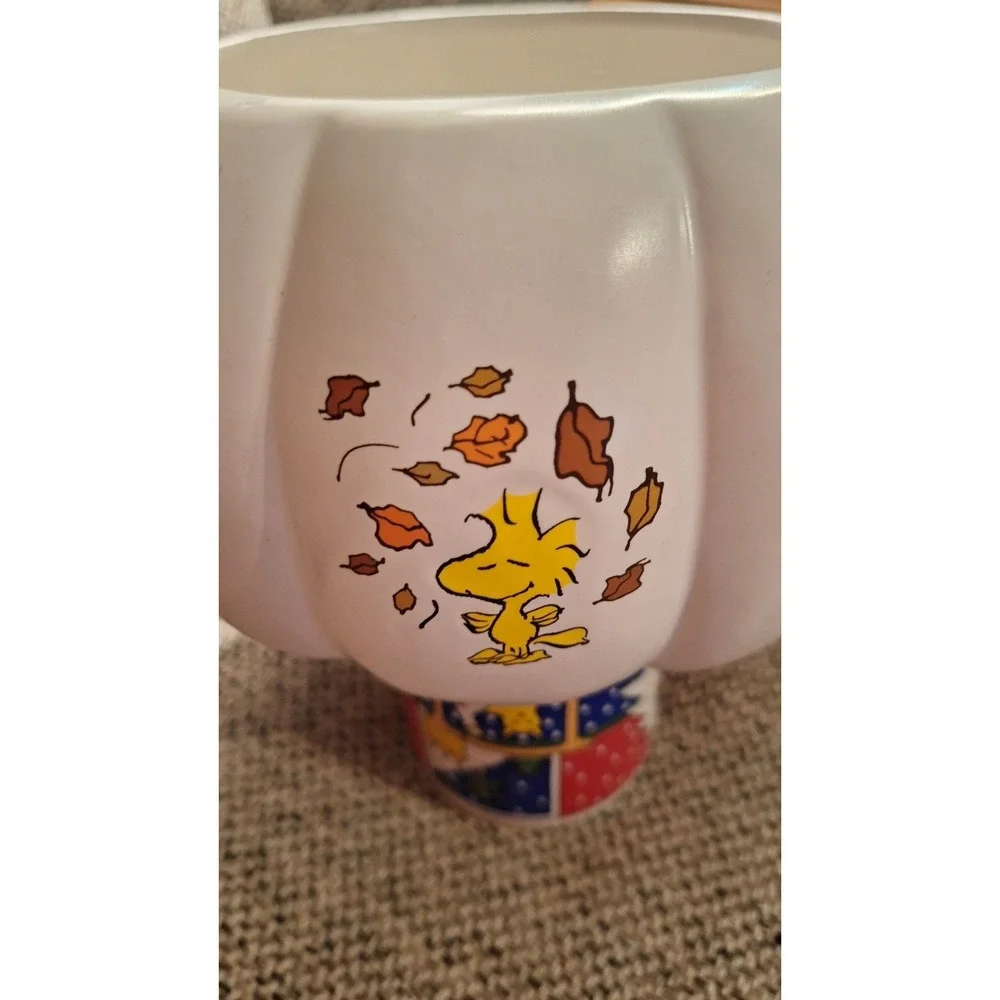 PEANUTS‎ Halloween Serve Candy Bowl Snoopy And Woodstock 9 By 4.5 Inch.